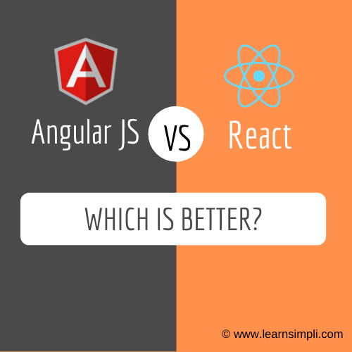 React vs angular comparison which is better?