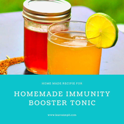 Homemade immunity booster tonic