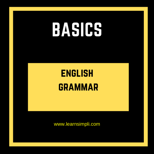 Basics - Learn English step by step