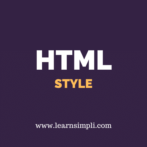 HTML STYLES