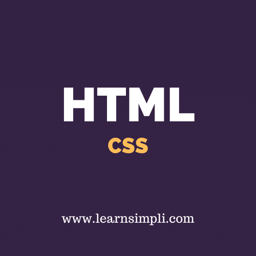 HTML CSS