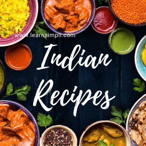 Indian cuisine recipe