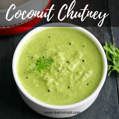 Coconut chutney for Dosa and idli