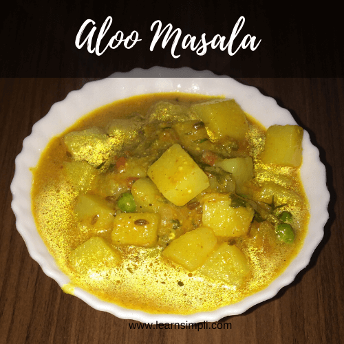 Aloo masala tasty and quick recipe