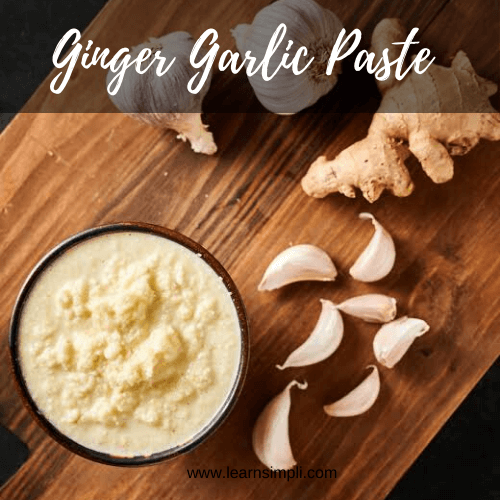 Prepare ginger garlic paste at home