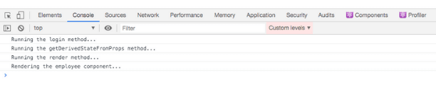 Component update lifecycle