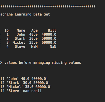 Import data set csv