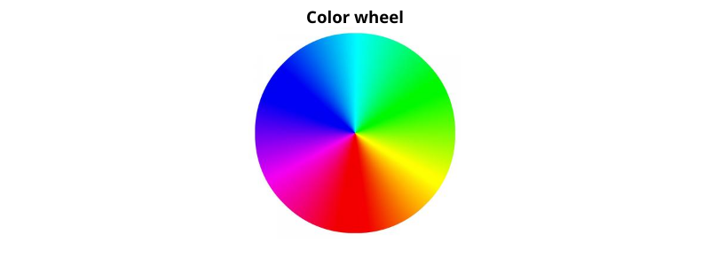 Color wheel for graphic designer